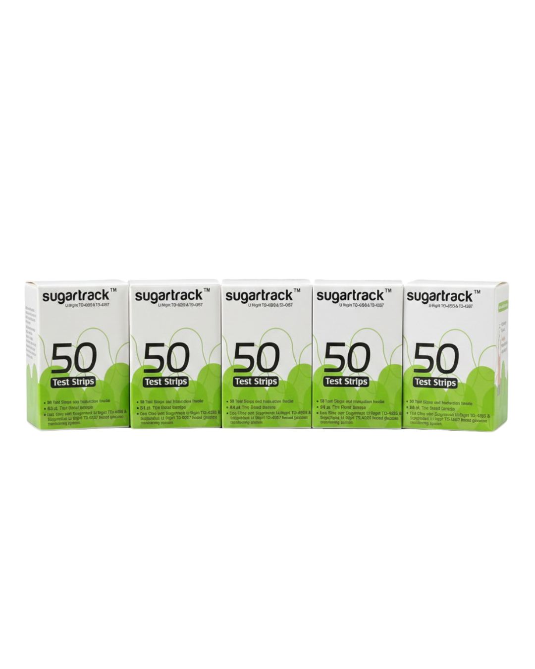 Sugartrack Blood Glucose Test Strips (50s Vial Pack - 5 units )
